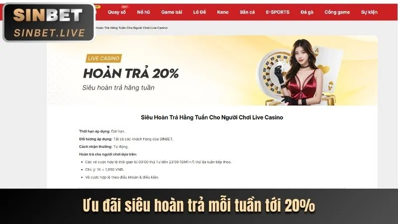 Hoàn trả hàng ngày ke68 win